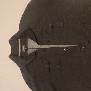 Wallin and bros light button up jacket. Dark gray. Xl